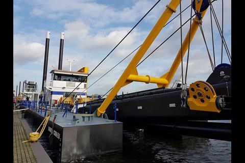 Damen Shipyards Group's new Electric Cutter Suction Dredger (ECSD) 650 design makes zero-emission dredging operations possible.